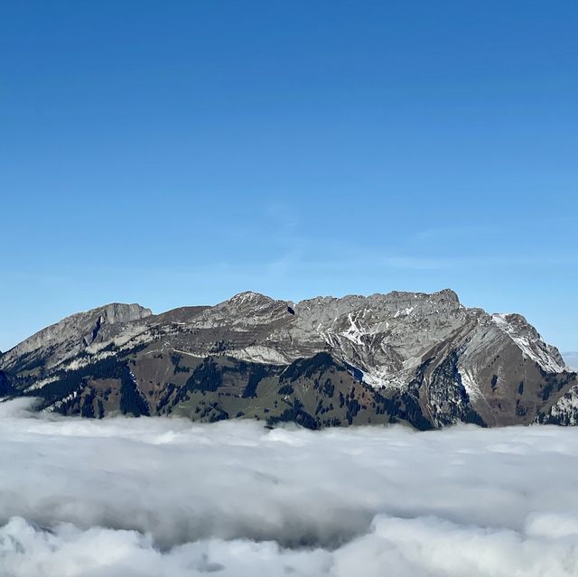 Winter Bliss: Stanserhorn's Alpine Majesty