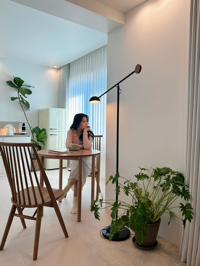 아야진 해변 근처 푸릇한 식물과 함께하는 스테이🌱🌿