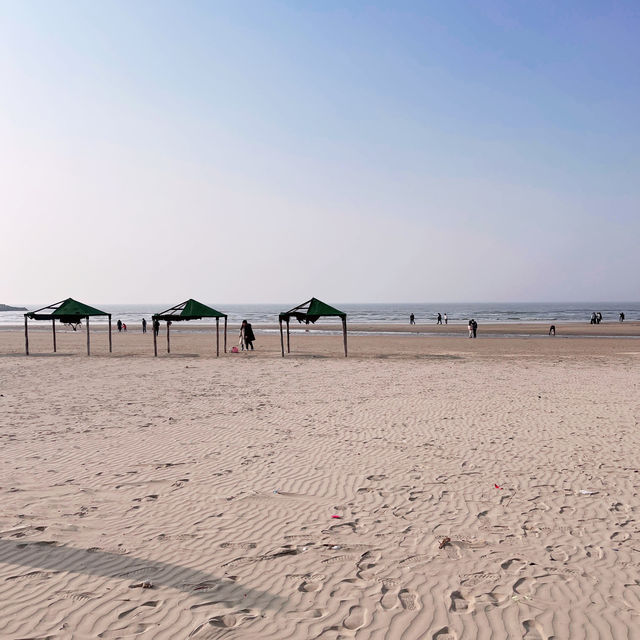 Sunset at South Mountain Beach in Longkou