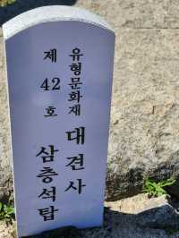 다양한 드라마의 배경지가 된 비슬산 대견사와 삼층석탑
