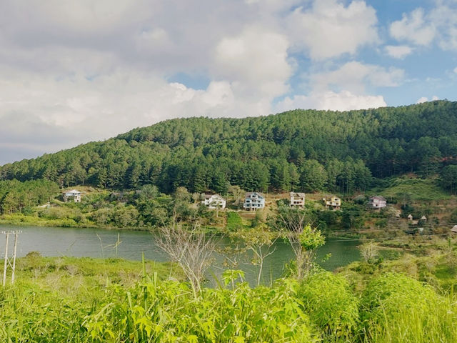 Spillway of Tuyen Lam Lake