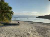 Bright gorgeous beach view