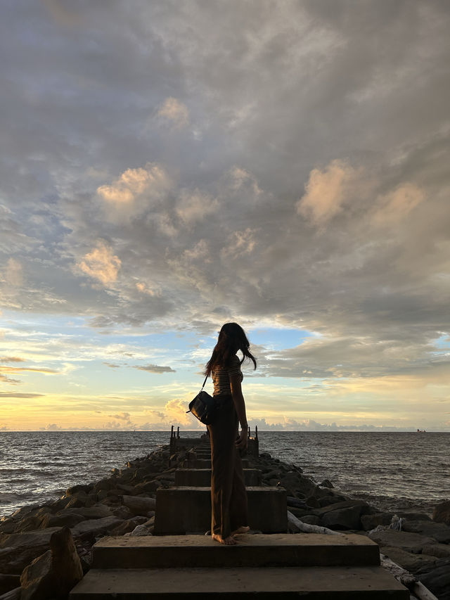 Beautiful Sunset in Miri, Sarawak