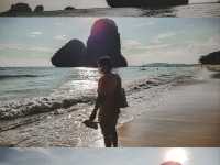 หาดสวย น้ำทะเลใส ทรายนุ่ม @หาดไร่เลย์ กระบี่