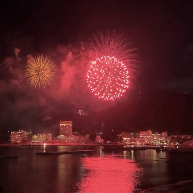 유카타 입고 보는 하나비🎇