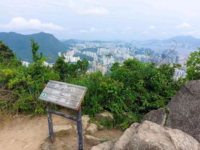 ⛰️香港徒步👣另類分享💫💦•獅子山精神👊🦁⛰️