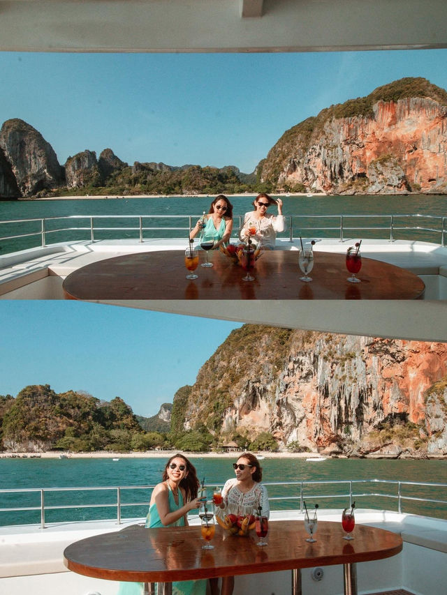 ล่องเรือยอร์ชชมความสวยงามของกระบี่