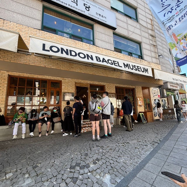 韓国でもっちもちのベーグルを🥯