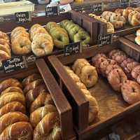 韓国でもっちもちのベーグルを🥯