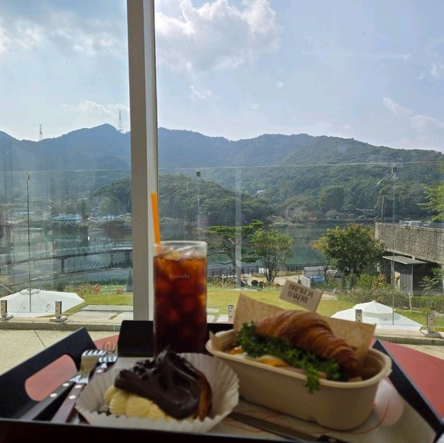 기산저수지가 보이는 뷰 맛집카페, 브루다 양주(Brewda)☕️