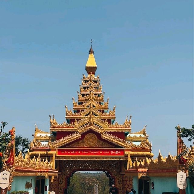 PAGODA WITH 3 SUB-DOMES.