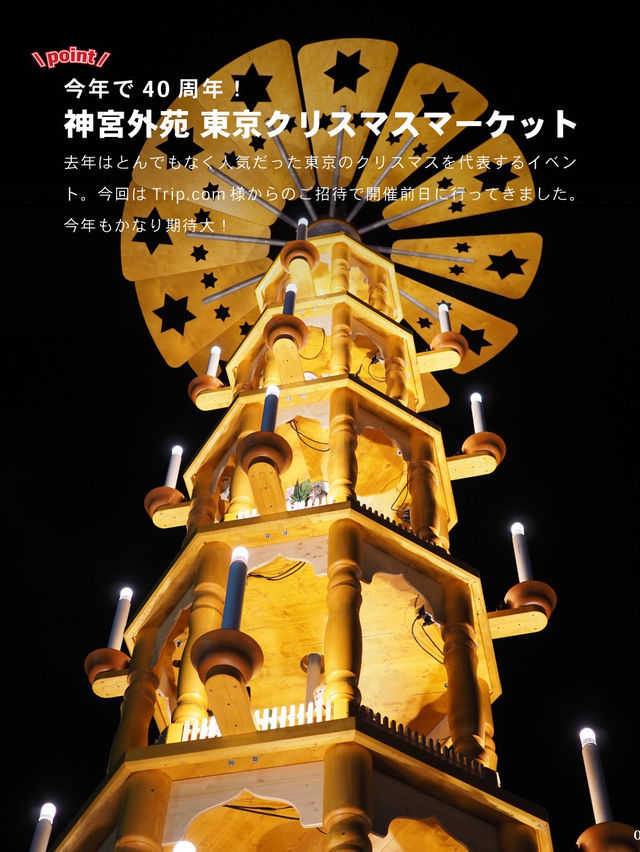 【今年も始まった✨】東京最大のクリスマスマーケット🎄
