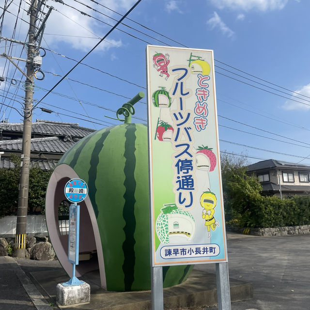 フルーツバス停通り🍓🍊🍉🍈