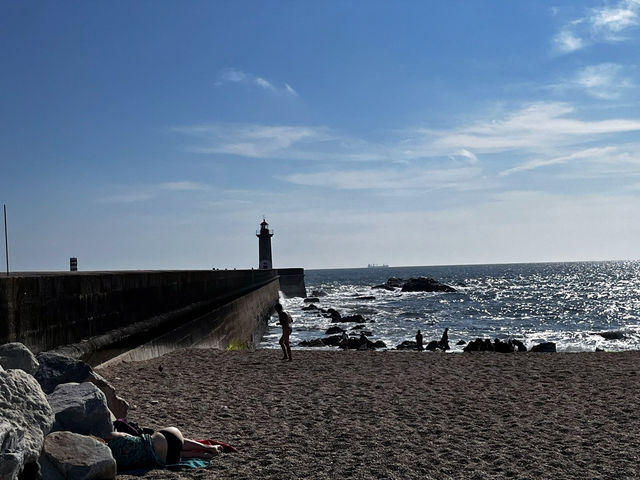 Matosinhos Beach in Portugal