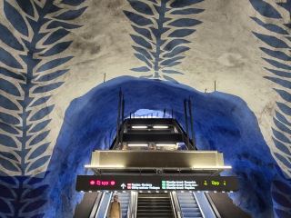 สถานีรถไฟใต้ดิน สวยๆในสต๊อกโฮล์ม