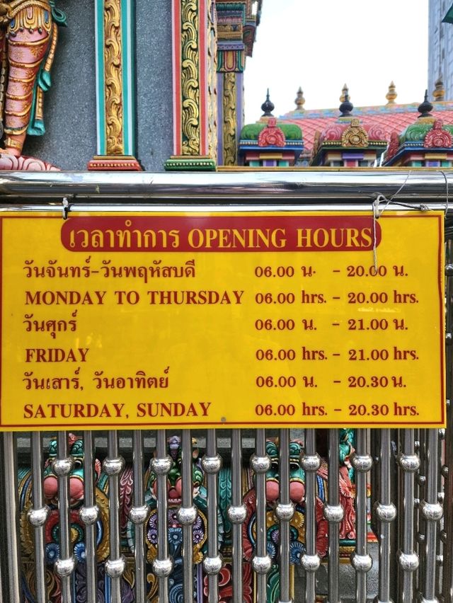 Sri Mahamariamman Temple in Bangkok