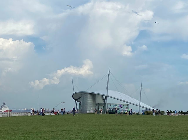 พาชมวิวเมืองสิงคโปร์ที่เขื่อนมารีน่า