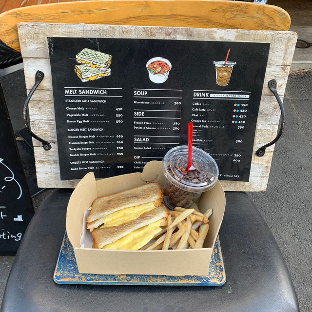 Delicious Grilled Cheese in Sendagaya – POTAMELT 🧀✨