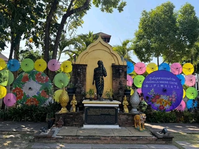 參觀清邁傳統百年手工製傘：博桑傘村 Bo Sang Umbrella Village