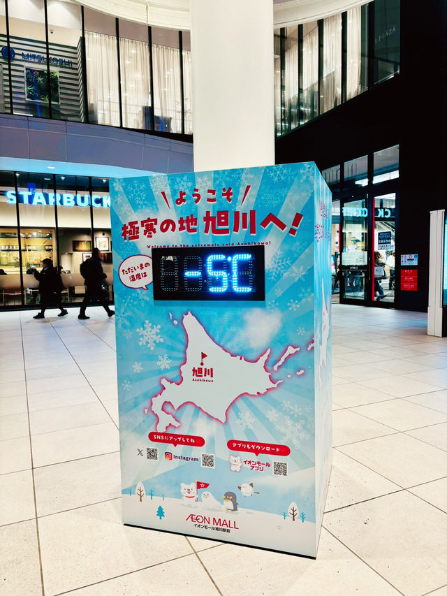 【北海道】旭川JR站、AEON Mall：交通方便，連接JR站的購物商場