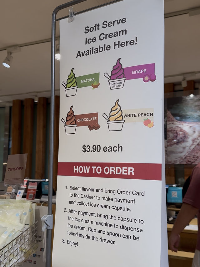 A Fun Treat at MUJI: Customizing Our Soft Serve Ice Cream