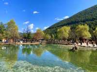 Blue Moon Valley: A Crescent of Tranquility Beneath the Snowy Peaks