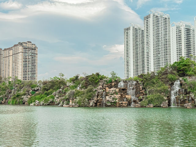 เดินเที่ยว Kunming Waterfall Park 🇨🇳