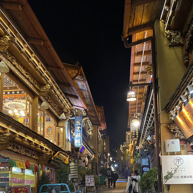 A Night Out in Dukezong Ancient Town