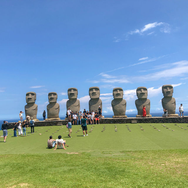 まるでイースター島！日南のモアイ像