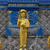  วัดร่องเสือเต้น Blue Temple