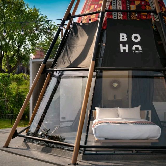 BOHO STORY Pool Villa พูลวิลล่า กาญจนบุรี 