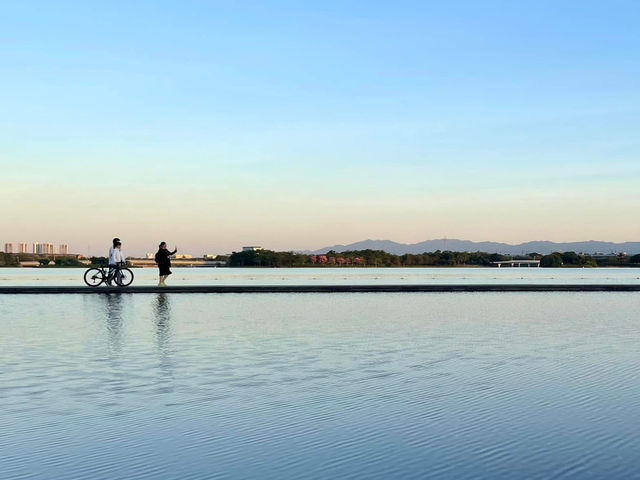 廣東“天空之鏡”💕硯陽湖