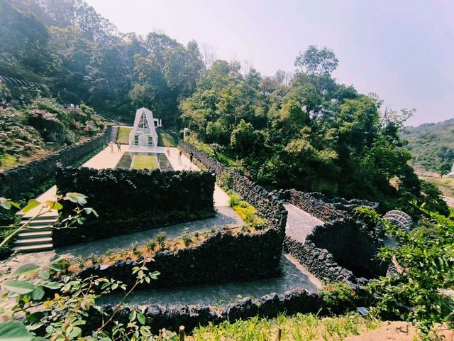 中國廣州著名景點：天人山水度假區·大地藝術園，適合打卡拍照📸