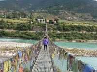 Punakha Suspension Bridge – Swaying Above the River 
