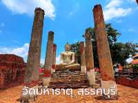 วัดมหาธาตุ สรรคบุรี สร้างขึ้นตั้งแต่สมัยทวารวดี