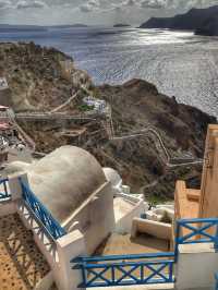 Drenched in Blue – Driving Across Dreamy Santorini