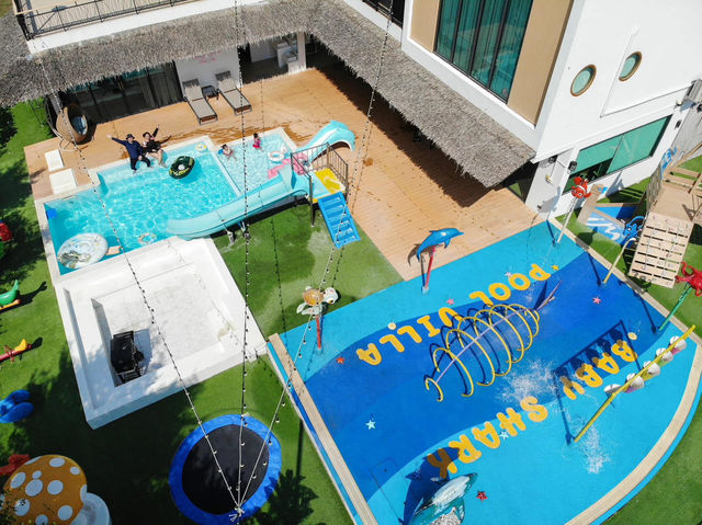 พลูวิลล่าสำหรับเด็ก  Baby Shark Pool Villa หัวหิน