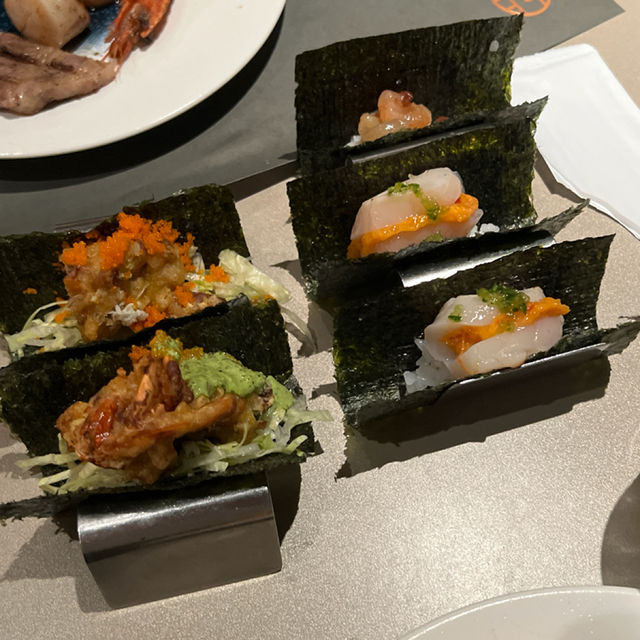 🌸天母旭集下午茶初體驗｜甜蝦手捲爆鮮！蛤蠣湯好喝到續碗🍣🍲