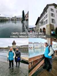 🇨🇭 Chapel Bridge to Musegg Wall: A Walk Through Historic Lucerne
