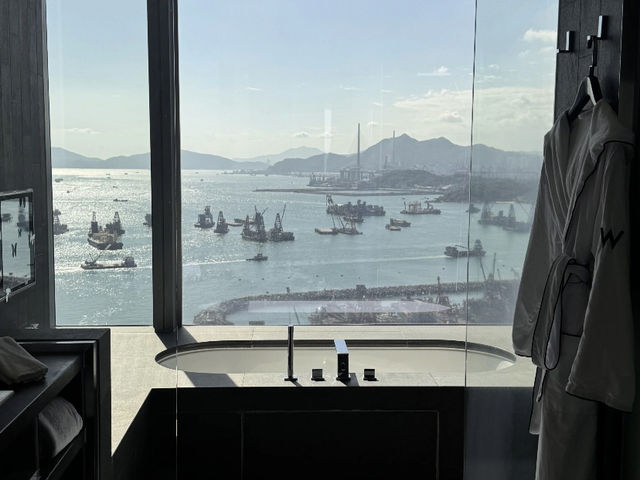 My Stay at W Hong Kong: Style, Views, and a Sky-High Pool! 🇭🇰✨