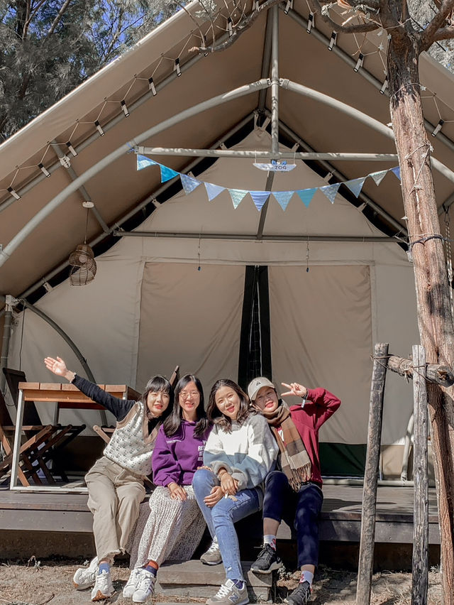 台中免裝備露營⛺️向海那漾