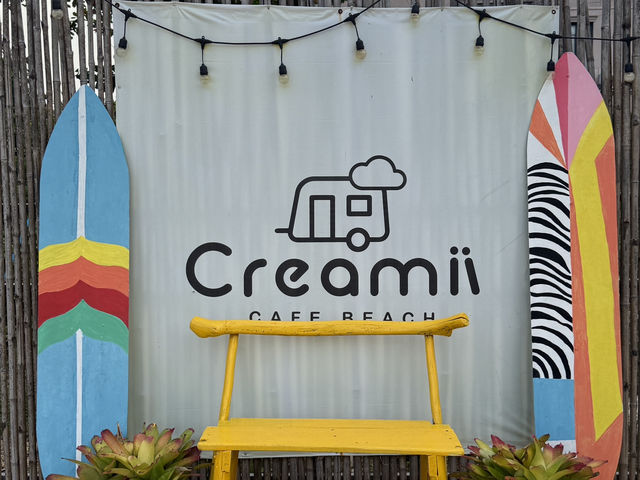 CREAMII CAFE BEACH คาเฟ่ลับแหลมแม่พิมพ์