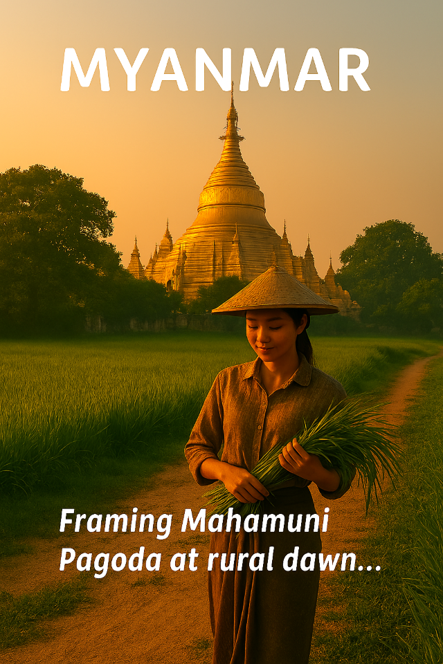 Mahamuni…ศรัทธาที่ส่องแสงกลางเมืองมัณฑะเลย์