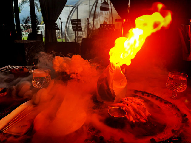 Rooftop Dining with a View: Flame Restaurant, Air Itam