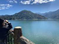 大溪這裡湖水與藍天互相輝映療癒身心俱疲