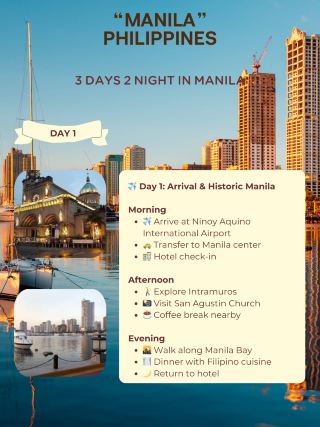 🇵🇭 Trip Philippines – Manila Highlights (3 Days)