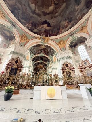 The Magnificent and Historic Baroque Cathedral of St. Gallen.