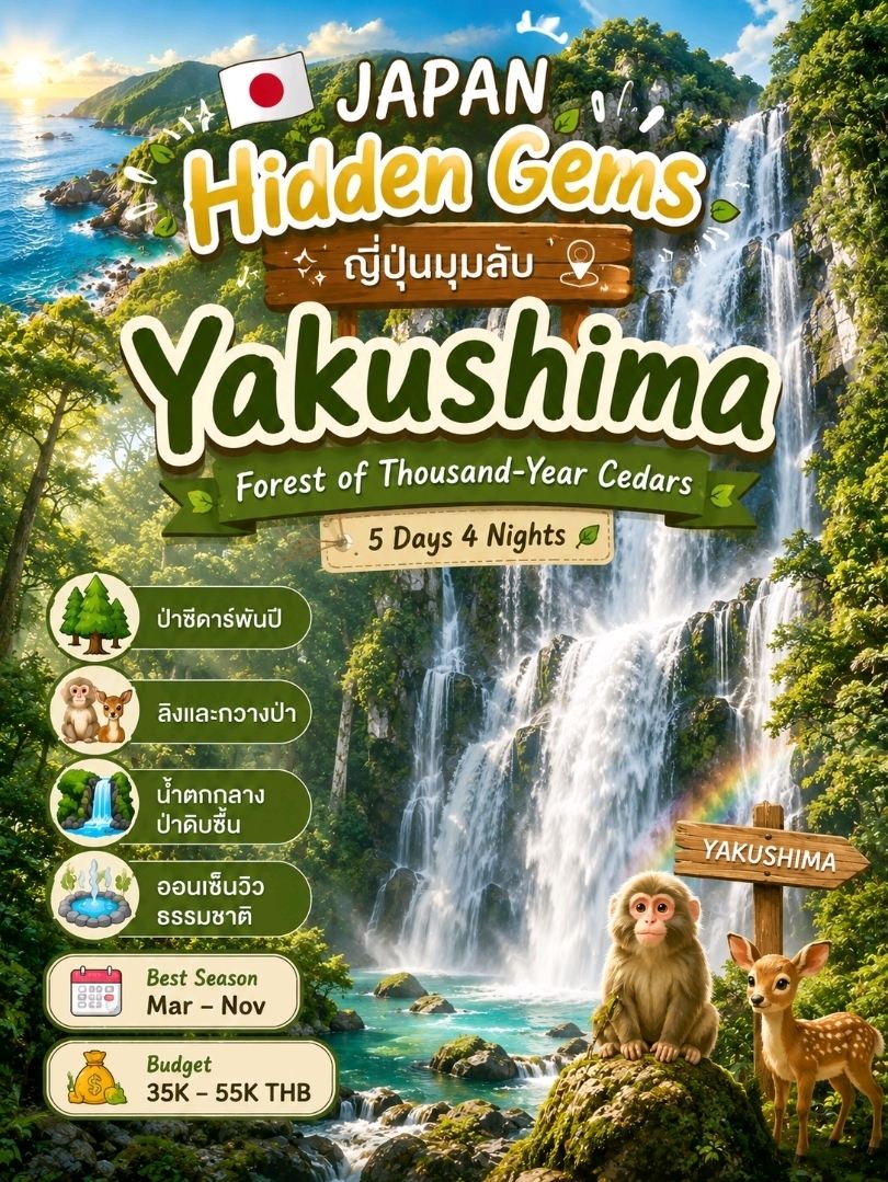 🇯🇵 日本の隠れた名所🌲 屋久島 5日間4泊