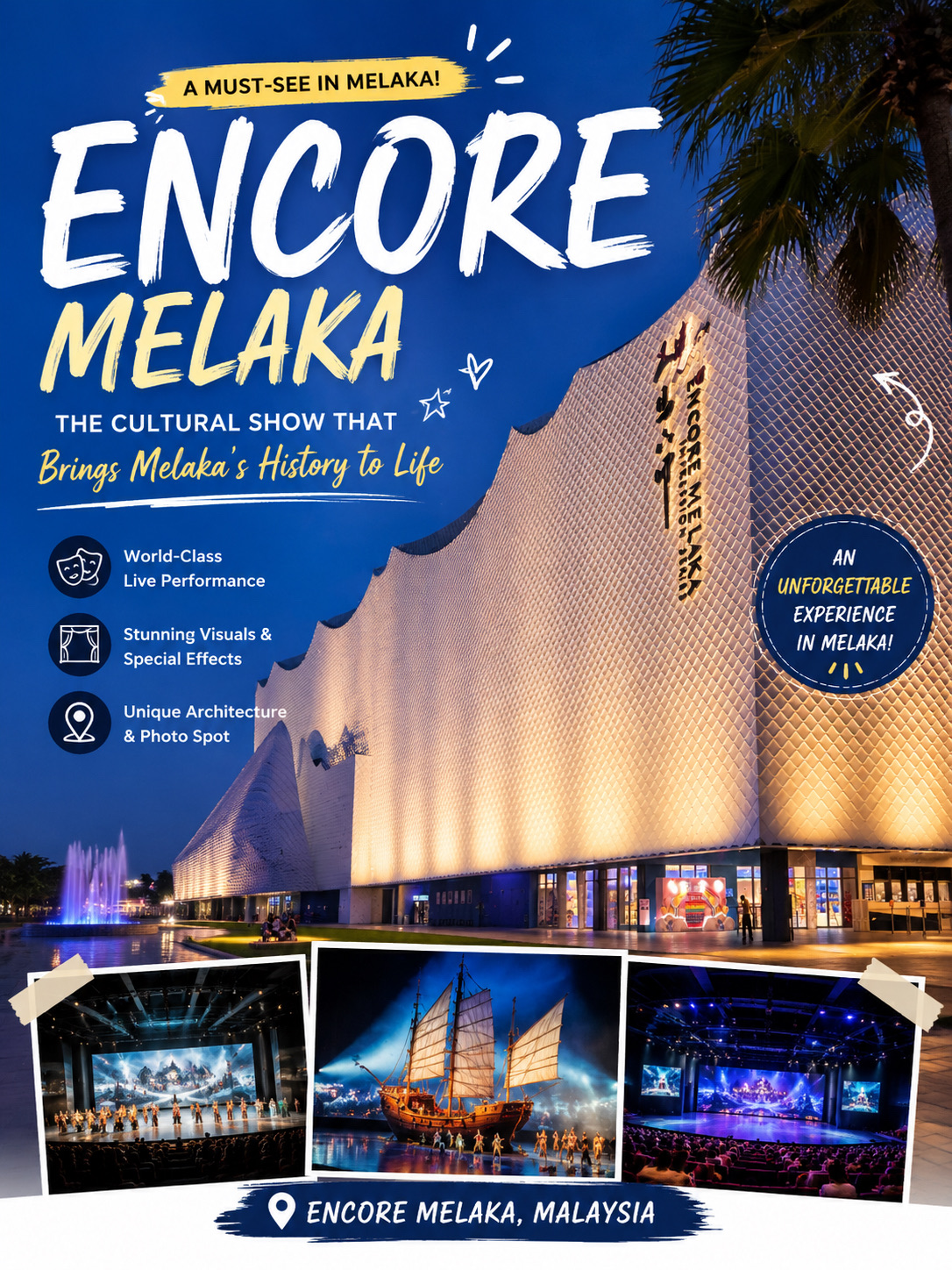 🇲🇾 I Didn't Expect This Show to Be One of the Highlights of My Melaka Trip 🎭✨