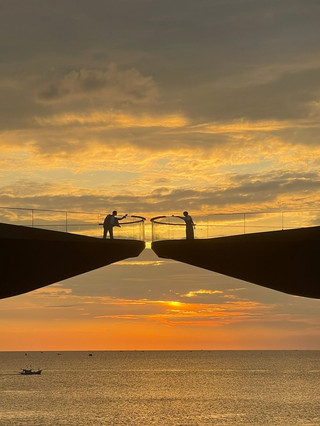 🇻🇳Sunset Town & Kiss Bridge – A Beautiful Evening in Phu Quoc 🌅❤️